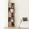 180cm Large Bookshelf Corner Storage Shelf 5-Tier Tall Bookcase Shelving Unit