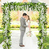 Adjustable 1m 2m 3m Wedding Arch Frame Backdrop Rectangular Stand Party Door Dec