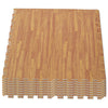 8/16/24pcs EVA Foam Floor Wood Effect Interlocking Gym Play Soft Tiles Mats UK