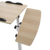 Over Bed Sofa Chair Table with Height & Angle Adjustable Top C-Shape Mobile Desk