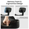 Drum Stool, Hydraulic Drum Throne with Ergonomic Backrest – Adjustable