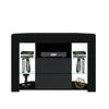 Modern Corner TV Unit TV Stand Entertainment Center LED Cabinet High Gloss Front