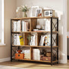 4 Tier Bookcase Open Storage Bookshelf Wooden Books Display Cabinet Living Room