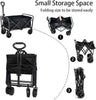 150KG Folding Trolley Cart Outdoor Garden Camping Beach Festival Wagon Truck UK
