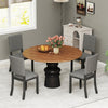 Armless Kitchen Chairs Upholstered Dining Chairs Set of 2-Gray