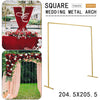 Square Hoop Balloon Arch Backdrop Flower Display Stand Frame Wedding Party Decor