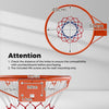 18" Heavy Duty Wall Mounted Basketball Rim Goal Replacement-Orange