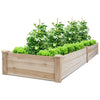 Wooden Garden Planters Flower Plant Pot Window Box Raised Bed Basket Multi Shape