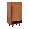 Shoe Storage Cabinet Rack Stand Wooden Cupboard Drawer 2 Door Footwear Organiser