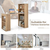 Modern Computer Desk Reversible Writing Desk Home Office Workstation w/ Shelf
