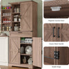 72'' Kitchen Cupboard Pantry Cabinet, Tall Storage Cabinet with Doors and Drawer