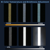 LED Photography Light Dual-Color Temperature Adjustable Brightness Portraits New