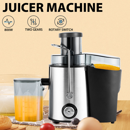 800W Juice Extractor Centrifugal Juicer Machine Whole Fruit Vegetable Juicing
