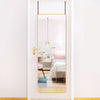 Full Length Over the Door Mirror Wall Hanging Mirror Full body w/ Hanging Hooks