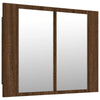 Gecheer Bathroom Mirror Cabinet, Bathroom Storage Shelf with Mirror and Y5Q3