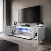 High Gloss White TV Stand Cabinet Unit Shelves Storage RGB LED Cupboard 180cm