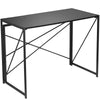 100 cm Folding Desk Foldable Computer Desk Table No Assembly Home Office Table