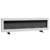 White 60'' Electric Fireplace LED Flames Inset Wall/Freestand Heater with Remote