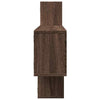 Wall Shelf Brown Oak 167.5x18x68 cm Engineered Wood