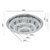 LED Ceiling Crystal Lights Luxury Chandelier Modern Pendant Lamps Kitchen Lights