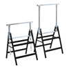 Twin Folding Work Horse Trestle Saw Horses Adjustable Height Stand Set 200kg
