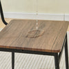 Set of 2 Dining Chairs Wooden for Dining Room Kitchen Side Chairs Stable Brown