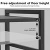 3-Tier Expandable Microwave Oven Rack Stand - Space-Saving Kitchen Storage Shelf