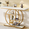 105cm Console Table, 4-Tier Modern Entryway Sofa Table Behind Couch Table