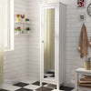 Bathroom Mirror Cabinet Storage Single Door Tallboy Mirrored Cupboard Furniture