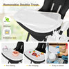 Baby High Chair Foldable Dining Chair Portable Adjustable Feeding Chair-Black