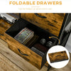 Tall Industrial Cabinet Rustic Metal Chest Drawers Storage Display Shelving Unit