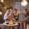 Outdoor Garden Wood Burning Fire Pit Log Burner Firepit Round Coffee Table