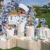 Folding Paper Display Rack Flower Column Plinth Cake Stand for Wedding Party UK