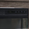 LED Fireplace&TV Stand Set Glass Door Cabinet Entertainment TV Unit Living Room