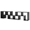 TV Stand Entertainment Unit 3-Pieces Customizable Arrangeable