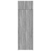 Storage Cabinet Grey Sonoma 70x42.5x225 Engineered Wood N8R3