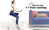 Indoor Cardio Folding Magnetic Exercise Bike Workout LCD Monitor Adjustable Seat