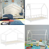 Toddler PineWood Bed Frame Children Kids Junior House Bedframe Bedroom Furniture
