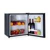 46L Mini Fridge Black Counter Top Small Refrigerator Drinks Cooler Home Office