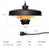 2000W Outdoor Electric Infrared Heater Waterproof Hanging Patio Electric Heater