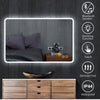 Bathroom Wall Mirror with LED Light Bluetooth |Touch Sensor |Rectangular Dimming