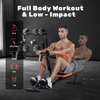 Folding Rowing Machine with LCD Monitor, Hydraulic Rower Machine with 12 Resi...