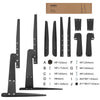 Tabletop TV Stand Pedestal 17-55" Desk TV Mount Bracket for Samsung Sony
