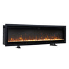 40 50 60'' Electric Wall Mounted Inset Into Firet 9 Flame LED Fireplace Heater