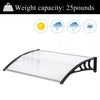 Door Canopy Awning Shelter Outdoor Porch Patio Front Back Window Roof Rain Cover