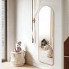 Full Length Wall Mounted Rose Gold Mirror Bathroom Hallway Dressing Room Bedroom