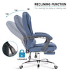 Executive Office Chair Swivel Recliner Computer Desk Gaming Chair with Footrest