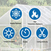 Polycarbonate Roofing Sheet 4/10mm Twinwall Panel Canopy Conservatory Greenhouse