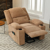 Electric Recliner Chair Cinema Sofa Armchair with Massage & Heat Function Brown
