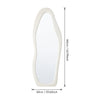 Irregular Full Length Mirror with Velvet Frame Home Living Room 160 x 60cm NEW